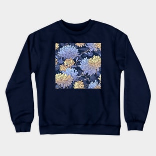 Chrysanthemums pattern Crewneck Sweatshirt